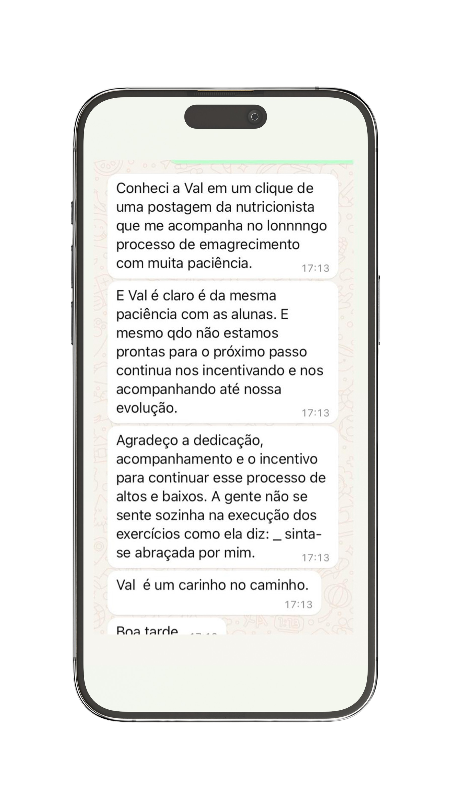 Depoimento de aluna do Método Essência Feminina