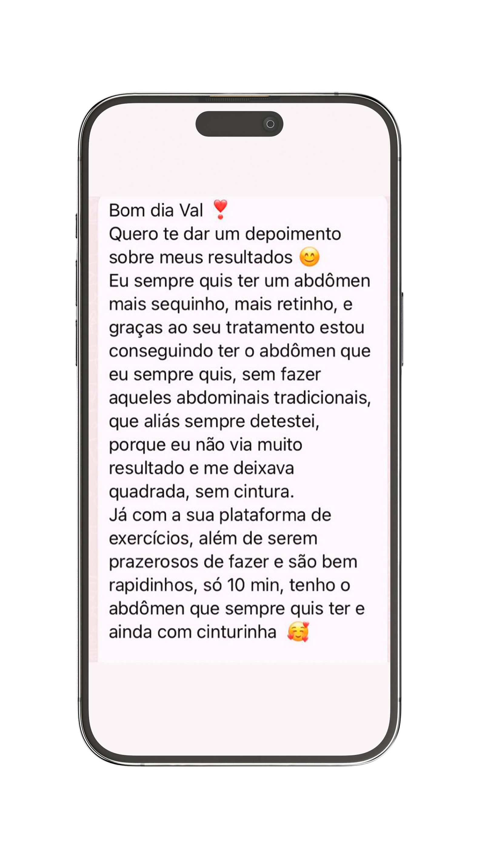 Depoimento de aluna do Método Essência Feminina